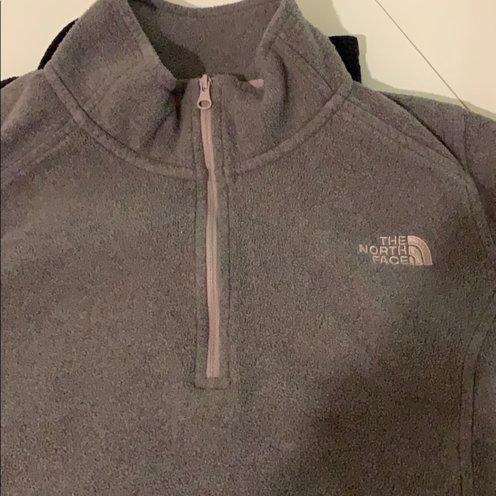 Grey half zip